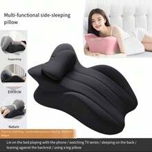 Sweet Spot Pillow, 30° Angle Perfect Position Couples Pillow, Bed Wedge Pillow For Sleeping,  Wedge Memory Foam Butt Cushion, Provides Waist And Neck Support, Leg Elevation Pillows For After Surgery, For All Postures - 藍色 - 查看 2