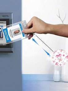 粉色蝴蝶结、樱桃、豹纹卡套，带可伸缩证件夹、登山扣、粉色可伸缩证件卷轴和可拆卸挂绳 - 励志语录证件钥匙扣，适合医生、护士、教师、女学生和办公室职员，圣诞节、感恩节、新年礼物 - 彩色 - 查看 4