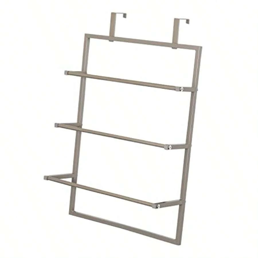 Over-The-Door 3-Tier Towel Rack BTH-08458 Satin Nickel - SatinNickel - Xem 1