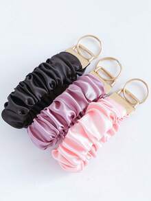 Móc khóa đàn hồi đeo cổ tay, thích hợp cho phụ nữ, gia đình, quà tặng, lễ hội, tiệc tùng, mọi mùa - Nhiều màu - Xem 12