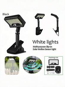 2025年新款上市，户外太阳能灯，方便超亮夹式太阳能灯，适用于户外露营、室内应急照明、庭院、围栏、花园、车间维护等多种场景。 - 彩色 - 查看 10