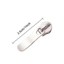 20pcs 3# Nylon Zipper Pulls, Replacement Zipper Heads For Bedding - Black - View 4