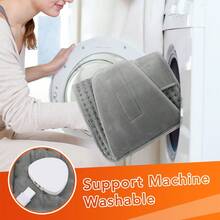 Hailicare Cuscinetto riscaldante per vita a 10 livelli, coperta elettrica multifunzione, 4 impostazioni timer, dispositivo di riscaldamento domestico, scaldamani, scaldauteri, scaldacorpo, cuscinetto riscaldante per sollievo dai crampi mestruali - Grigio - Visualizzare 10