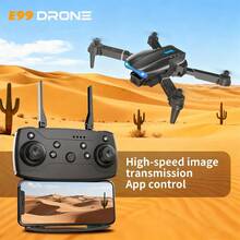 E99 Pro Drone With Screen, Dual 4K HD Cameras, Entry-Level Drone, Headless Mode, Brushless Motor& Obstacle Avoidance, One-Click Taking-Off And Landing, RGB Night Flight LED Lights, Easy To Operate, Best For Beginners, 360° Stunting, Altitude Holding, Real-Time Version Transimission, Perfect For Sceneries Recording, Daily Recording, Best Gift For Birthday, Holiday, Indoor&Outdoor Use, Beginner Drone - 黑色 - 查看 7