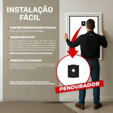 Rounded Rectangular Mirror 110x50 Genuine Leather Black Caramel And Ice - 黑色 - 查看 4