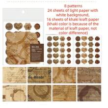 40Pcs Mini Envelopes +2Sheets Seal Stickers Vintage Town Mail Material Envelope Paper Decorative Supplies Scrapbooking,Perfect For DIY Scrapbooking, Artistic Journaling, And Creative Decorations On Bottles & Suitcases,Used For Gifts, Greeting Cards And Blessings, Holiday Thank-You Cards, Small Cards, Letters And Letters, Handwritten Message Cards,School Supplies,Back To School - Multicolor - View 10