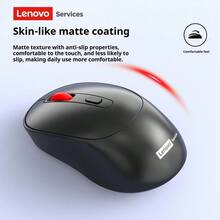 Lenovo N02 Wireless Mouse, 2.4G Wireless Connection, 4 Buttons, Strong Anti-Interference Capability, Smart Sleep Mode, Extended Battery Life, Portable Design, Suitable For Office, Laptop, Desktop And Tablet - Black - View 9