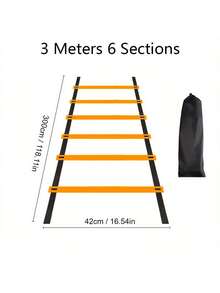 1pc Football Agility Ladder With Carry Bag, Speed Training Equipment - Multicolor - View 20
