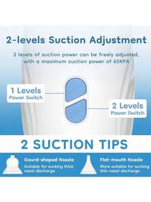 Máy hút mũi điện MAMIJOY cho bé với lực hút mạnh, phù hợp cho trẻ sơ sinh và trẻ nhỏ, máy hút mũi cầm tay tiện dụng (cổng sạc Type-C) - Nhiều màu - Xem 7