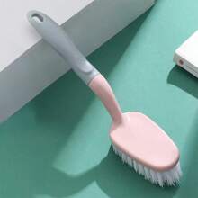 1支重型浴室地板和墙砖清洁刷，带人体工学手柄和浓密刷毛，适用于顽固污渍和地板缝隙清洁，非电动家用清洁工具，适用于瓷砖和浴缸，浴室清洁用品 | 实用清洁设计 | 非电动清洁剂，清洁刷 - 彩色 - 查看 10
