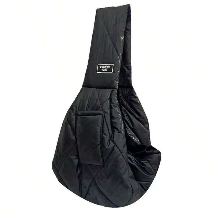 1个宠物狗背包，大容量户外便携式狗狗背带，加厚保暖冬季宠物肩包 - 彩色 - 查看 6