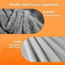 5V USB加厚电热毯，柔软舒适，可穿戴加热毯披肩，便携式加热毯，3种模式和3个定时设置，无线拉链式加热毯，适合女性户外露营旅行居家办公使用，可机洗保暖，也可用于闺蜜节、宠物派对、嘉年华、聚会装饰等场合。 - 彩色 - 查看 7