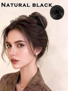 Aksesori Rambut Wanita Elegan, Ekstensi Rambut Jepit Elastis 4 Inci, Tahan Panas, Desain Serbaguna, Cocok untuk Semua Jenis Rambut, Pas dan Aman, Sempurna untuk Pemakaian Sehari-hari dan Berbagai Acara. - MultiWarna - View 16