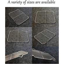 Grilling Rack Heavy Duty Wire Grate Oven Roasting Rack 5.3 X 8.75 Inch Rectangle Baking Cooling Steaming With 4 Legs Stainless Steel Rack 5.3"X8.75"22.2X13.5cm - 5.3"*8.75" - View 2