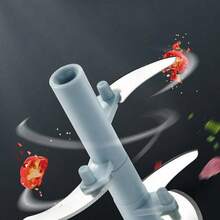 500/900ML Manual Meat Mincer Garlic Chopper Rotate Garlic Press Crusher Vegetable Onion Cutter Kitchen Cooking Accessories - Green - View 6