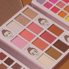 beauty glazed 专业彩妆眼影盘，高显色度持久哑光及珠光眼影，防水彩色眼影 - 彩色 - 查看 11