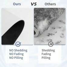 Luxurious Floral Printed Diatom Mud Floor Mat With Non Slip Backing For Bathroom Kitchen Entryway, Quick Dry Water Absorbent Rug Decor - trắng - Xem 3