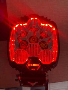 Faro De Reversa En Led Con Contorno Rgb 12/24v 2 Piezas - RGB - Ver 9