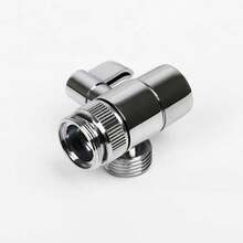 2/1件装ABS/合金银色水龙头分水器，防漏水龙头分流阀，厨房水槽水龙头，浴缸水龙头，厨房配件，适用于淋浴、浴室厨房用品、厨房配件、厨房工具 - 銀色 - 查看 16