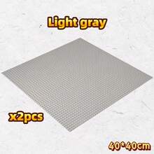 1pc 50X50 Building Brick Base Plate, Fits All Major Brand Construction Modules, 15.7X15.7 Inches, Holiday/Birthday/Christmas Gift - Multicolor - View 26