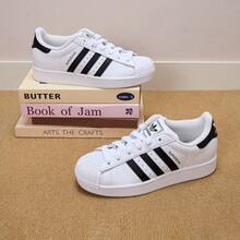 Adidas Originals SUPERSTAR II 经典贝壳头休闲运动鞋，男女款，低帮硫化鞋，2026 新款，IH8659 - 白色 - 查看 7