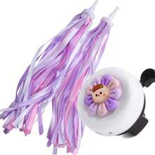 Aluminum Bicycle Bell, Crisp And Loud Sound, Flower Bicycle Bell Warning Bell, Suitable For Bicycle, Scooter - Multicolor - View 6