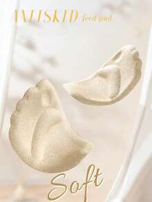 4片装前脚掌防滑吸汗硅胶半码鞋垫，适用于女士高跟鞋，防止疼痛，隐形凉鞋粘贴式鞋垫