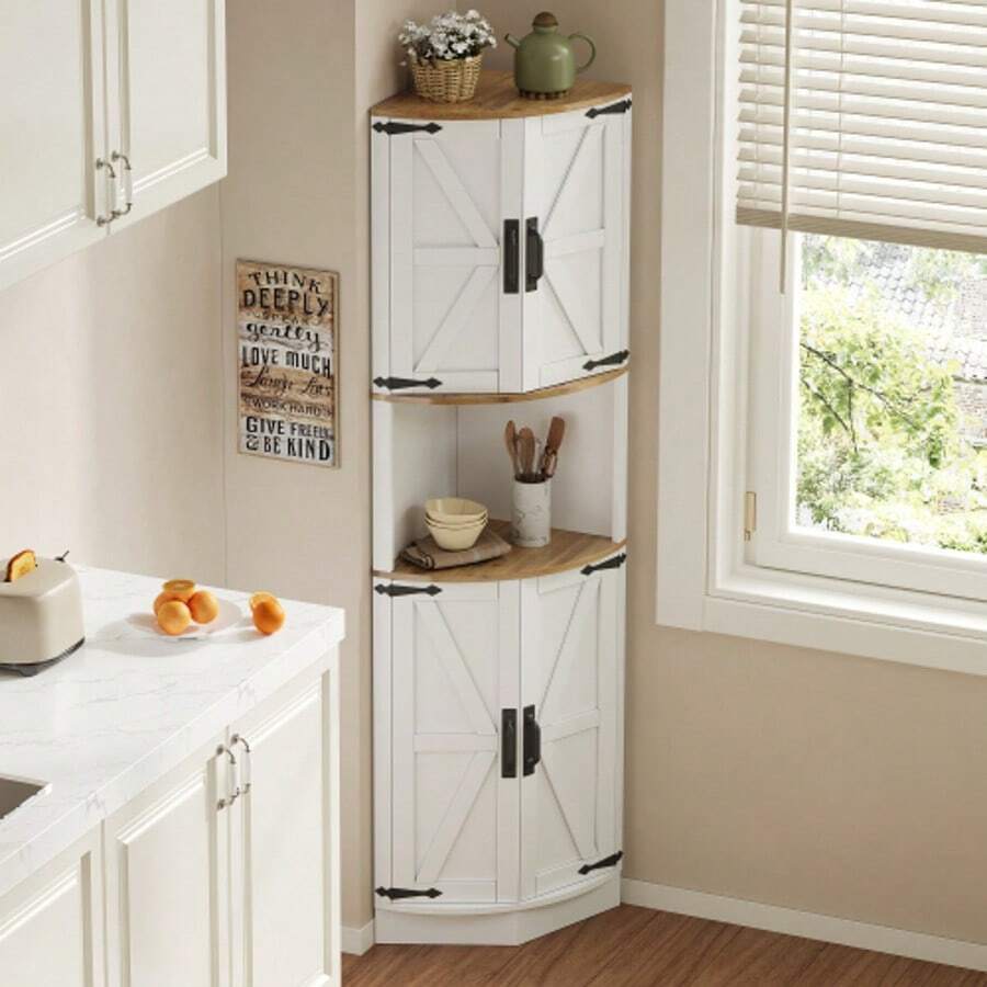 Storage Cabinets - White - View 1