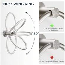 Bathroom Hardware Accessories Set SUS304 Stainless Steel 24 Inch Towel Bar Set Modern Towel Racks Holder For Bathroom Wall Mounted 4 Pieces Brushed Nickel - StainlessSteel - View 5