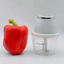 11.83oz Portable Electric Food Chopper & Blender - Mini Wireless USB Handheld Garlic Slicer, Suitable For Vegetables, Ginger, Fruits, Chili Peppers And Meats