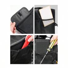 1 hộp đựng đồ ô tô dung tích lớn, hộp đựng đồ có thể gấp gọn cho cốp xe ô tô/xe tải - màu đen - Xem 10