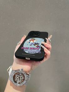 Paul Frank Licensed Monkey Eye Black Phone Case, Full Body Shockproof Camera Protection, Design Compatible With IPhone 13/14/15/16/17 Pro Max - Multicolor - View 6