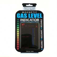 1个磁性丙烷罐燃料液位指示器 - PET材质，无需组装，适用于房车、露营、烹饪、烧烤 - 精确测量燃气量，可重复使用，易于粘贴，不含制冷剂的液化石油气燃料表