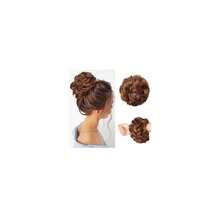 Messy Bun Hair Piece Hair Bun Wavy Curly Scrunchies Chignon Ponytail Hair Extensions Fake Hair Bun Extensions Synthetic Tousled Updo Hairpieces For Women(Strawberry Blonde),StrawberryBlonde - 草莓金髮女郎 - 查看 1
