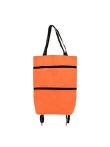 Portable Shopping Cart, Foldable Shopping Bag, Lightweight Wheeled Handcart, Shopping Bag, Shopping Bag, Storage Bag.