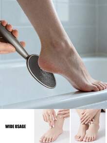 Dụng cụ loại bỏ vết chai chân, dễ dàng loại bỏ vết chai, da chết và vết chai dày ở lòng bàn chân và gót chân, cải thiện làn da thô ráp, thao tác đơn giản, mài mịn mà không làm trầy xước da, thích hợp để chăm sóc chân hàng ngày tại nhà, phù hợp cho cả nam và nữ, đáp ứng các nhu cầu chăm sóc bàn chân thô ráp khác nhau - Màu xám đen - Xem 3