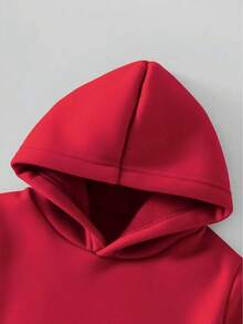 Ms. KATSEYE's Branded Hooded Sweatshirt – Warm And Comfortable Winter Sweater, Casual And Playwear, Machine-Washable Knitwear Suitable For Both Women And Men (Standard Fit) – Soft Cotton Hooded Top, Christmas-Themed Hooded Sweatshirt, Sporty Casual Hooded Sweatshirt – Oversized Casual Hooded Top For Daily Wear - 紅色 - 查看 3