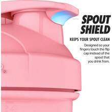 XZGB ProFlow [2 Pack] 28 Oz Shaker Bottles For Protein Shakes Shaker Cups With Ball Blender Whisk Shaker Bottle With Handle Travel To Go  Pink And Purple 28oz - PinkPurple - 查看 6