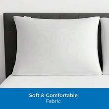 Set Of 2 King AllerEase Pillow Protectors - Moisture Wicking, Advanced Allergy - Premium Polyester, Zippered Protectors - King + 2.0 - View 6