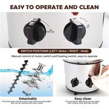 Fuente De Chocolate Eléctrica, Fuente De Chocolate De 4 Capas, Acero Inoxidable De 4 Capas Para Suministros De Boda Resturant Home Party Birthday - Tipo de Enchufe B USA (110-127V) - Ver 3