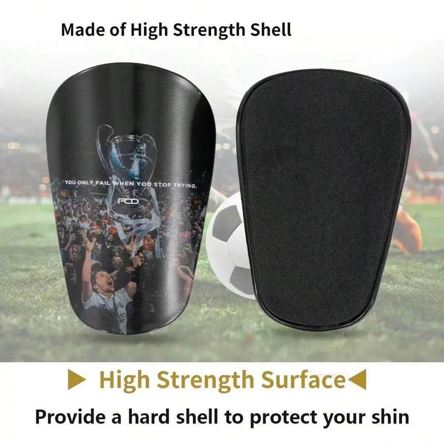 1双足球护腿板，轻便护腿，男女通用，适合足球比赛
