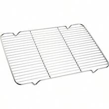 Grilling Rack Heavy Duty Wire Grate Oven Roasting Rack 5.3 X 8.75 Inch Rectangle Baking Cooling Steaming With 4 Legs Stainless Steel Rack 5.3"X8.75"22.2X13.5cm - 11"*15.4" - View 1