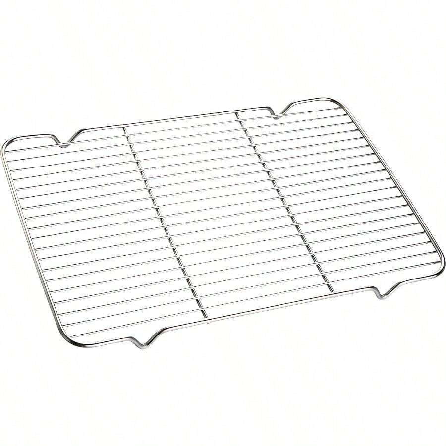 Grilling Rack Heavy Duty Wire Grate Oven Roasting Rack 5.3 X 8.75 Inch Rectangle Baking Cooling Steaming With 4 Legs Stainless Steel Rack 5.3"X8.75"22.2X13.5cm - 11"*15.4" - View 1