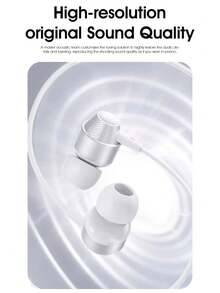 PHILIPS Wired Earphones Type-C Interface In Ear Earphones Computer Earphones Suitable for USB-C Devices, Headset For Pc, Usb C Earphones, Lightweight Headphones, Inear Design, Tanglefree Cable, Inline Controls, Noisecanceling Earphones, Students - 黑色 - 查看 4