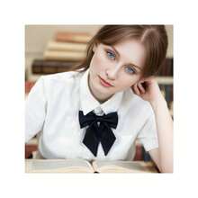 Women's Classic School Uniform Adjustable Colorful Bow Tie Suitable For School Ceremonies Restaurants Festivals Parties Valentine's Day - A - 查看 7