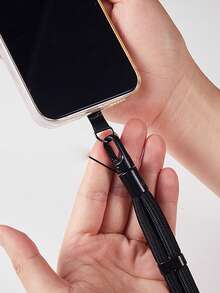 1pc Premium 360° Rotating Anti-Lost Phone Lanyard, Adjustable Wrist Strap, Unisex Short Swivel Lock Wrist Strap Compatible With Android And Most Smartphone,Gifts For Mother, Family, Friends, Birthday, Holiday Phone Chain - Multicolor - View 4