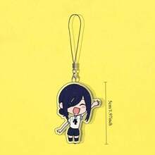 Set de 5 llaveros acrílicos con personajes de anime, adecuados para accesorios de teléfono y decoración de llaves de coche - Multicolor - Ver 2