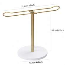 حامل شريط الرأس المنظم المعدني ذو الطبقة الواحدة/الطبقتين/الثلاث طبقات، حامل عرض شريط الرأس، منظم تخزين شريط الرأس وحبال الشعر والإكسسوارات والأساور والأساور للبنات والنساء لديكور غرفة النوم والسكن الجامعي