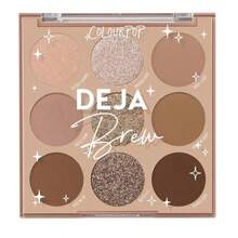 ColourPop Deja Brew Eyeshadow Palette - Cool-Toned Nude Eye Makeup Palette With Matte, Metallic And Matte Sparkle Finishes - High-Pigment Eye Makeup With A Long-Wearing Formula (0.3 Oz) - MàuH - Xem 1