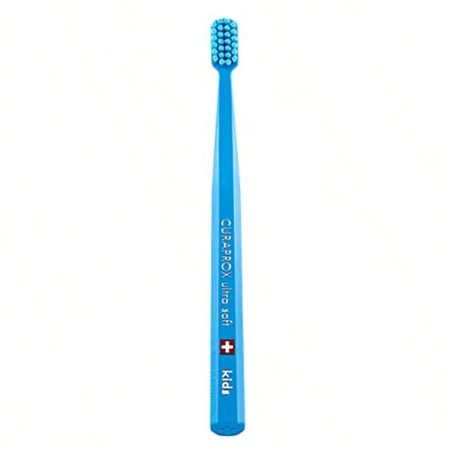 SLAW Curaprox CS Toothbrush For Aged 4 12 Ultra-Soft Gentle Cleaning 5500 Curen® Filaments Single Pack Random Color - 如圖 - 查看 1